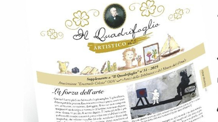 Finale, ecco il quinto numero del "Quadrifoglio artistico": domenica 22 giugno la presentazione