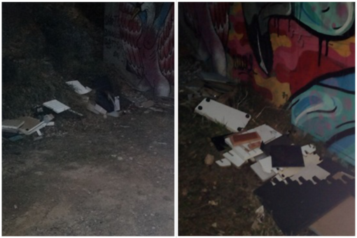 Pietra Ligure, rifiuti abbandonati nei boschi di Ranzi Pietra Ligure, rifiuti abbandonati nei boschi di Ranzi