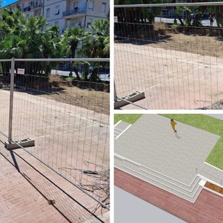 Albenga, restyling di Piazza del Popolo, una struttura fissa nel primo lotto: sarà punto di aggregazione
