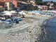 Celle Ligure: lavori di ripascimento in spiaggia a seguito della mareggiata (FOTO)