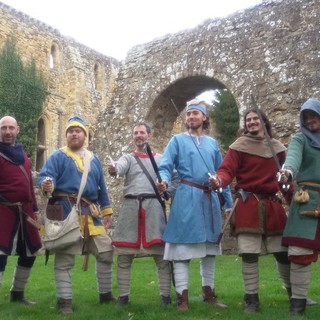 Il gruppo storico &quot;La Medioevale&quot; di Savona&quot; alla rievocazione della battaglia di Hastings