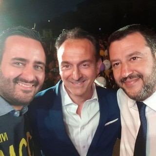 Racca e Salvini (Lega) instancabili fratelli nelle piazze sino alla fine: no al lavoro dei robot al posto dell'uomo