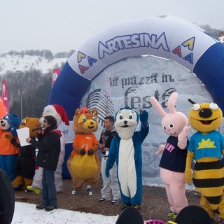 Le mascotte presenti al raduno nazionale
