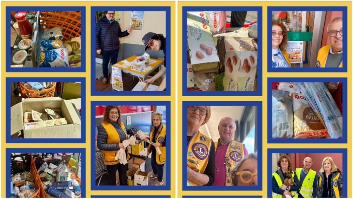 Successo per la grande raccolta alimentare dei Lions delle Albisole