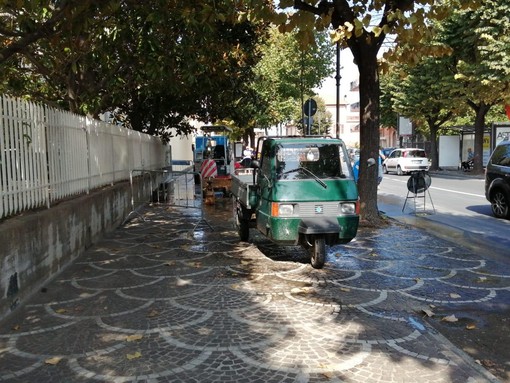 Albenga, guasto del tubo dell’acqua tra via Pontelungo e via Dalmazia, interventi di ripristino in corso Albenga, guasto del tubo dell’acqua tra via Pontelungo e via Dalmazia, interventi di ripristino in corso