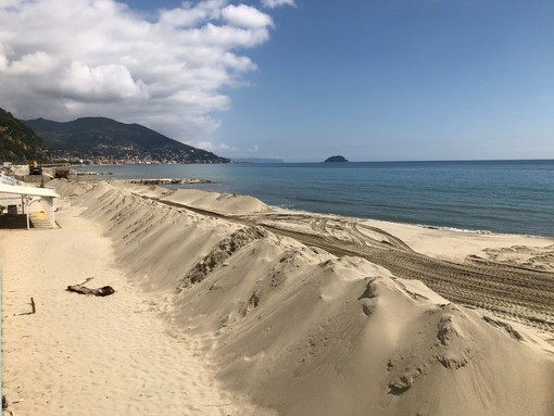Laigueglia, al via il secondo lotto del ripascimento della spiaggia