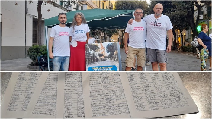 Savona, petizione per la riapertura di corso Italia, in un'ora raccolte già alcune centinaia di firme
