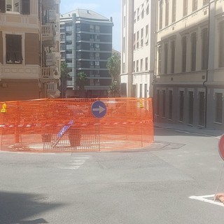 Savona, una nuova rotonda all'incrocio tra Via Mentana e Corso Italia