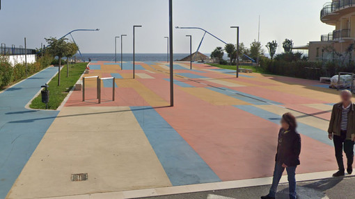 La rotonda "Ferrer Manuelli": da lì partirà la corsa (immagine tratta da Google Maps)