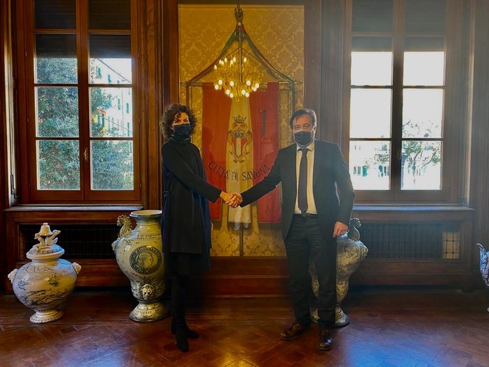 Savona, incontro tra il sindaco Russo e Ilaria Caprioglio: toni cordiali e confronto sulle questioni in corso Savona, incontro tra il sindaco Russo e Ilaria Caprioglio: toni cordiali e confronto sulle questioni in corso
