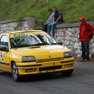 Fabrizio Raco, su Renault Clio Williams, vince la classe al Twin Slalom di Toirano