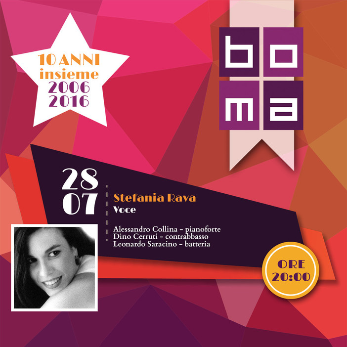 Al Boma Ristorante Caffè con Stefania Rava la voce più notabile del panorama jazz nazionale