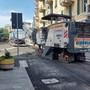 Foto d'archivio rifacimento asfalto alle Fornaci