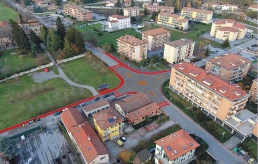 Millesimo, nuova rotonda in località Monastero: via ai lavori Millesimo, nuova rotonda in località Monastero: via ai lavori