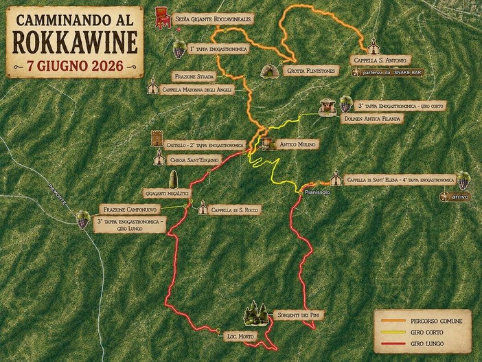 Tra sentieri e calici, il 7 giugno torna il Rokkawine Tra sentieri e calici, il 7 giugno torna il Rokkawine