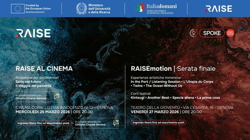 RAISE conclude il percorso di ricerca scientifica e tecnologica rappresentando, attraverso l’arte e la cultura, il connubio tra risultati scientifici e processi di ricerca