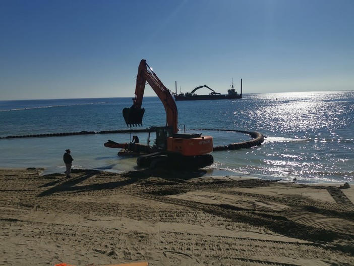 Alassio, la Gino Cucco all’opera per il secondo lotto del ripascimento