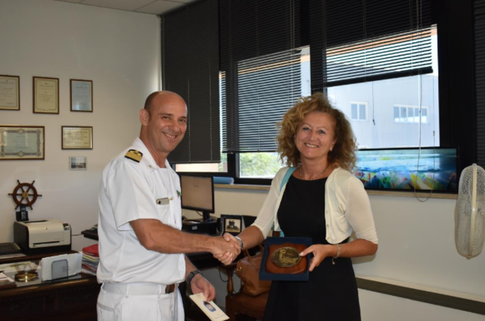 Il Questore di Savona Dott.ssa Giannina Roatta visita la Capitaneria di Porto di Savona Il Questore di Savona Dott.ssa Giannina Roatta visita la Capitaneria di Porto di Savona