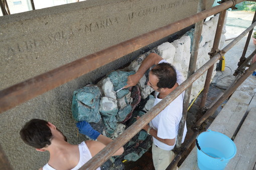 Albissola: avviato il restauro del Monumento ai Caduti del Leoncillo, una delle opere pubbliche più importanti d’Italia