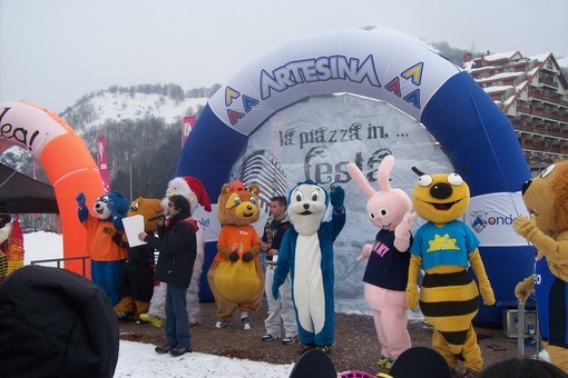 Le mascotte presenti al raduno nazionale Le mascotte presenti al raduno nazionale
