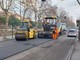 Il rifacimento degli asfalti in Corso Ricci
