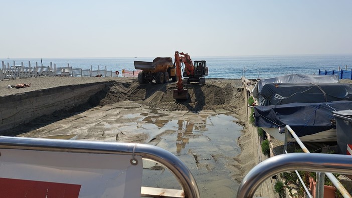 Celle, scatta la rimozione della sabbia nel torrente Ghiare: sarà utilizzata per il ripascimento