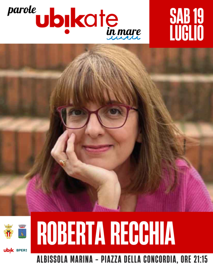 Albissola Marina, Roberta Recchia presenta il suo nuovo romanzo “Io che ti ho voluto così bene" Albissola Marina, Roberta Recchia presenta il suo nuovo romanzo “Io che ti ho voluto così bene"