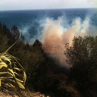 Emergenza incendi: ripartite le fiamme in regione Rollo. Continuano a bruciare le colline di Testico Emergenza incendi: ripartite le fiamme in regione Rollo. Continuano a bruciare le colline di Testico