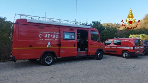 L’UCL dei Vigili del Fuoco, impegnato nelle ricerche dello scorso 26 ottobre