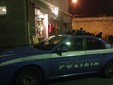 La polizia in via N.S. degli Angeli La polizia in via N.S. degli Angeli