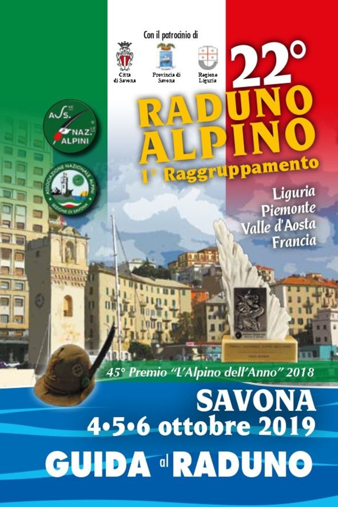 Dal 4 al 6 ottobre Savona "capitale" degli Alpini