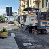 Foto d'archivio rifacimento asfalto alle Fornaci Foto d'archivio rifacimento asfalto alle Fornaci