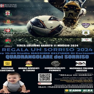 Sabato 11 maggio una tappa del progetto “Regala un sorriso 2024” a Cortemilia