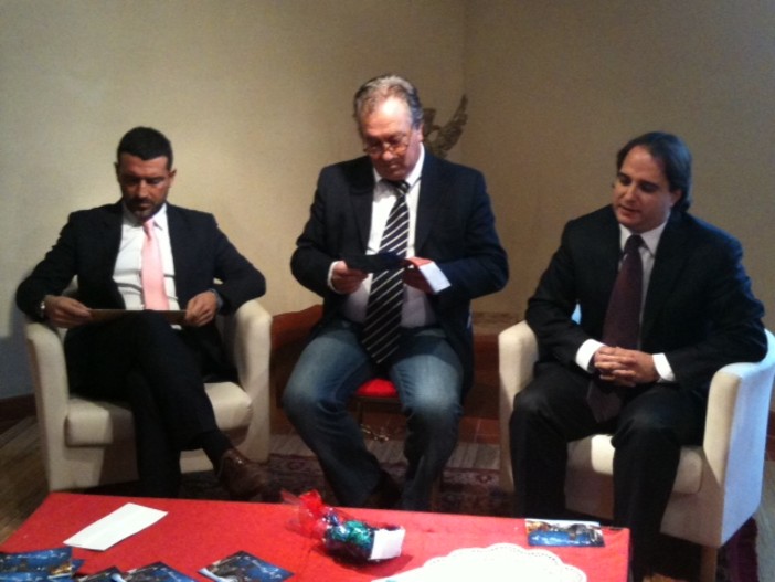 Da sinistra: Robello De Filippis, Vannucci e Chirivì