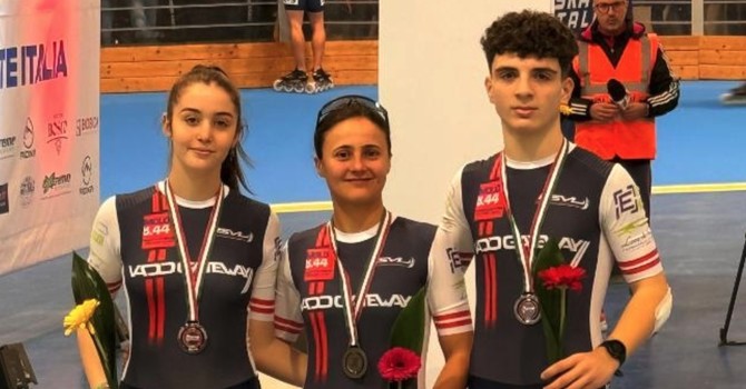 Roller Sports Vado Ligure | Quattro medaglie agli Italiani Indoor di Pescara, coach Pittatore: "Orgoglioso dei miei ragazzi"