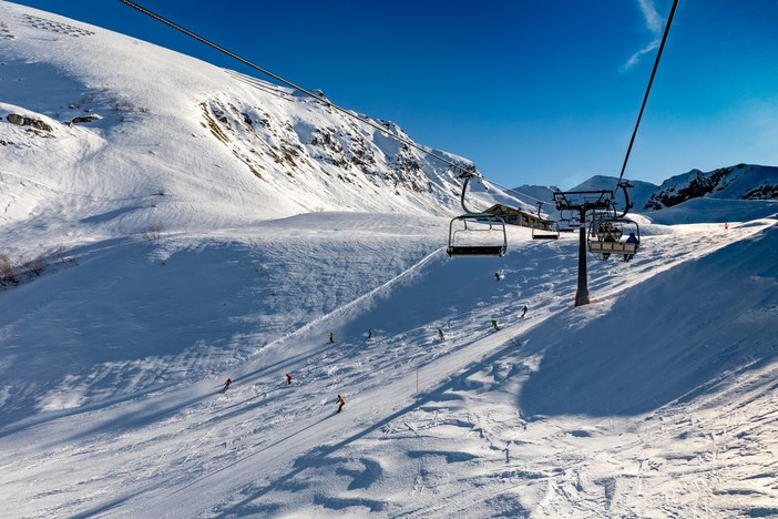 I gigantisti azzurri hanno scelto la Riserva Bianca di Limone Piemonte per gli allenamenti