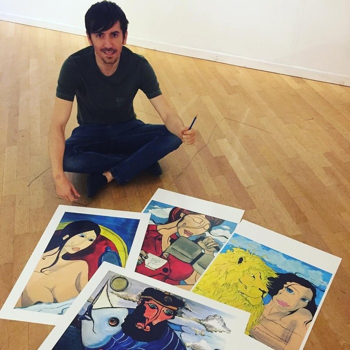 Alla galleria Artender di Alassio, mostra dell’artista bolognese Rubens Fogacci e concerto del cantautore Geddo Alla galleria Artender di Alassio, mostra dell’artista bolognese Rubens Fogacci e concerto del cantautore Geddo