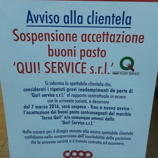 Vertenza tra "Qui Service" e Coop Liguria: i supermercati accettano i buoni