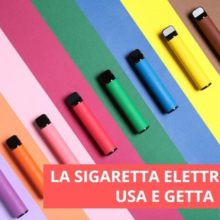 La sigaretta elettronica usa e getta