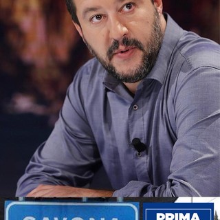 L'economista Savona bocciato da Mattarella e Salvini pubblica il cartello stradale del capoluogo