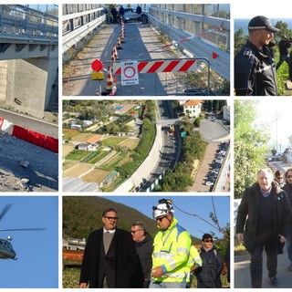 Cavalcavia danneggiato sull'A10 a Varazze: subito la demolizione, entro una settimana in arrivo un sostituto prefrabbricato