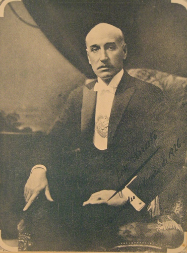 Il Presidente dell'Uruguay Josè Serrato, in una foto del 1926 (cento anni fa), nell'ultimo anno di mandato Il Presidente dell'Uruguay Josè Serrato, in una foto del 1926 (cento anni fa), nell'ultimo anno di mandato