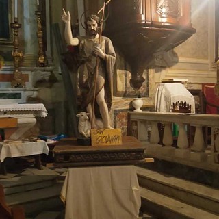 "San Giovanni rischia il crollo, salviamo almeno la statua"