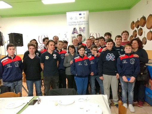 Andora presenta le squadre di pallapugno della Don Dagnino Andora presenta le squadre di pallapugno della Don Dagnino