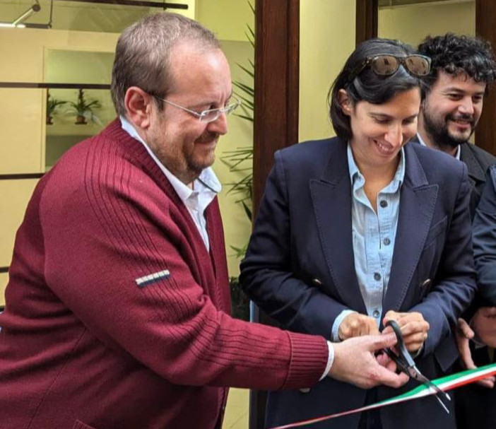 Nella foto, Simone Formento con Elly Schlein durante l'inaugurazione del circolo Pd Carcare Nella foto, Simone Formento con Elly Schlein durante l'inaugurazione del circolo Pd Carcare