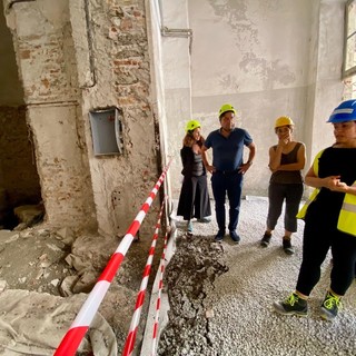 Savona, Palazzo Santa chiara si svela e durante i lavori emergono parti non conosciute Savona, Palazzo Santa chiara si svela e durante i lavori emergono parti non conosciute