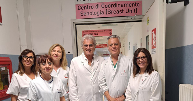 Qualità percepita, la Breast Unit di Asl2 tra le eccellenze nazionali: soddisfazione oltre il 9 su 10