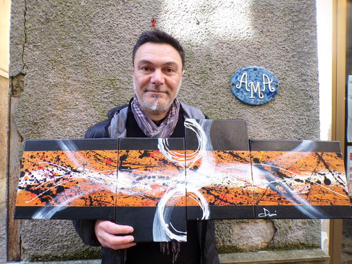 Altare, l'artista Gianni Sardi espone nella sede dell'AMA fino al 13 aprile