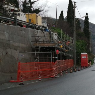 Salita Madonna di Fatima ad Albenga: partono i lavori di consolidamento del muro di contenimento e della sede stradale