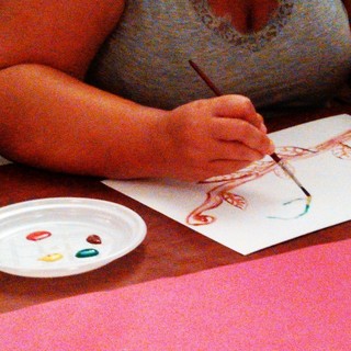 Grande partecipazione al laboratorio di "soul paiting" a Toirano (VIDEO)